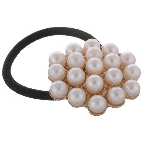 Shining Diva White Gold Alloy Pearlstone Material Hairband For Women ...