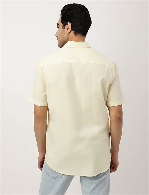 Buy Pure Cotton Plain Button-down Collar Shirt at Marks & Spencer