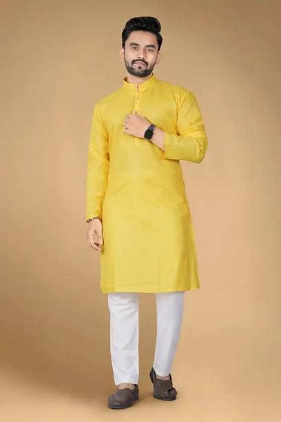 Cotton Kurta Pajama For Men - Buy Cotton Kurta Pajama For Men online at ...