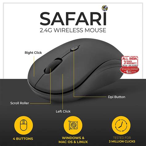 Buy Lapcare Safari 006 Bluetooth & Wireless Mouse (LWM- 006) Online in ...