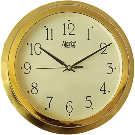 Buy Ajanta Plastic Analog Wall Clock (247 cm x 247 cm x 32 cm, Ivory ...