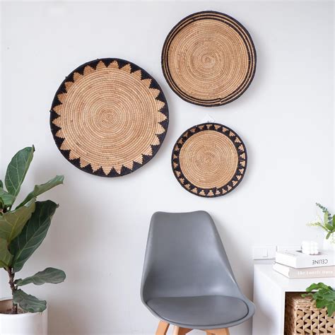Amazon.com: Chi An Home 22 inch Giant Boho Wall Baskets, Extra Large ...