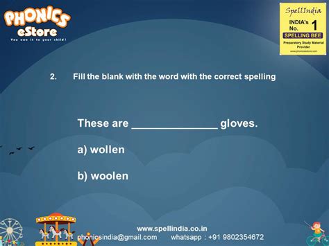 Class 2 | WSQ at Rs 100 only for ALL COUNTRIES | Spelling Spell Bee ...