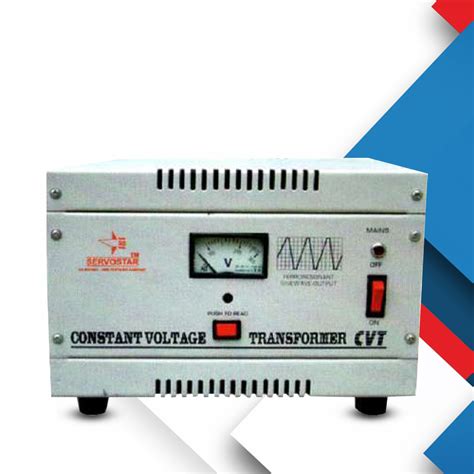 Constant Voltage Transformer Manufacturers - Servo Star