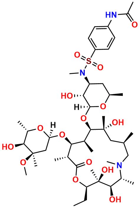 Azithromycin EP Impurity H | CAS No- 612069-30-4 | Azithromycin USP ...
