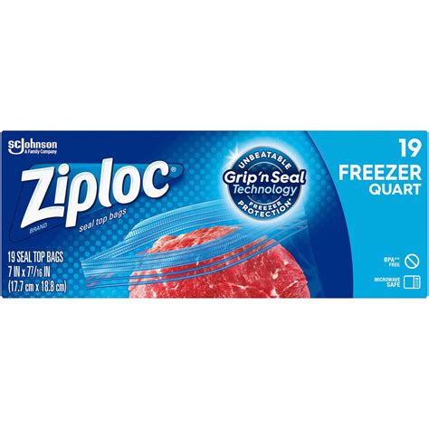 Order Ziploc Seal Top Quart Freezer Bags | Fast Delivery