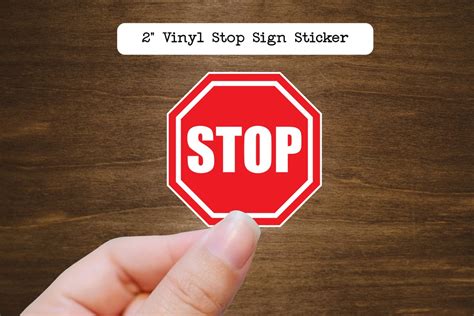 Image result for Stop Sign Sticker