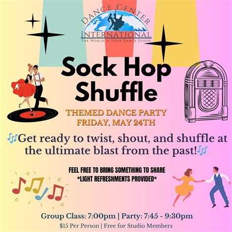 Sock Hop Shuffle Dance Party, 1580 Wells Road, Suite 27, Orange Park ...