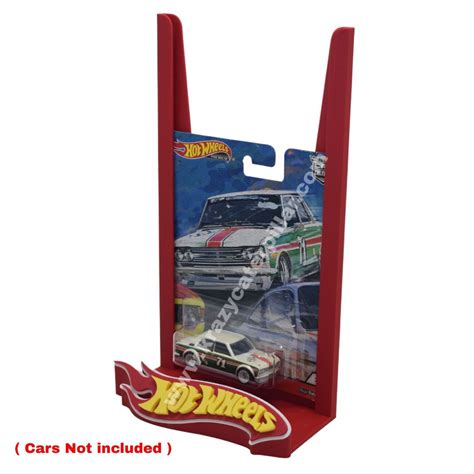 Hot Wheels Mainline Card Small Display Stand With Logo - Red (Cars Not ...