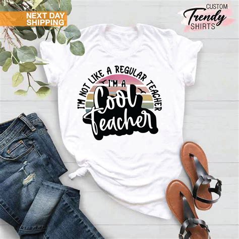 Cool Teacher Shirt,best Teacher Gift,funny Teacher Shirt,i'm Not Like a ...
