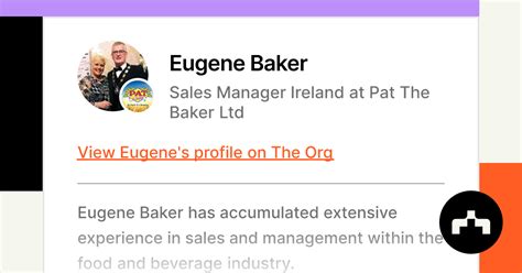 Eugene Baker - Sales Manager Ireland at Pat The Baker Ltd | The Org