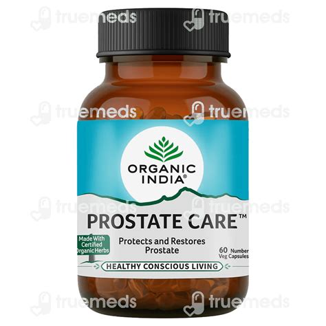 Organic India Prostate Care Capsule 60 - Uses, Side Effects, Dosage ...