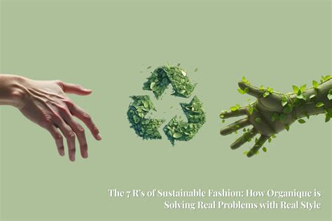 How Organique Uses the 7 Rs of Sustainable Fashion in India