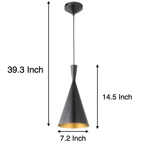 Vintage Metal Cone Hanging Light – Harold Electricals