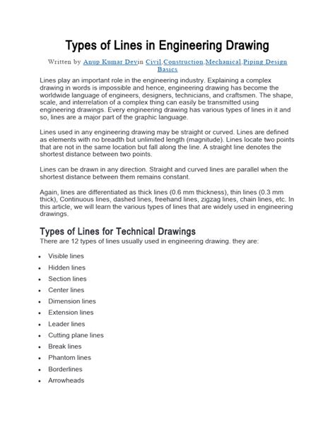 Image result for Drawing Line Types