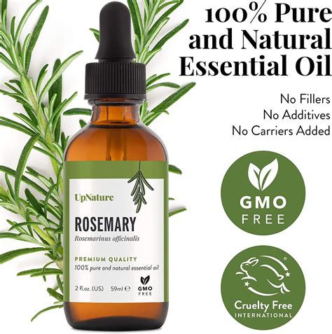 UpNature Rosemary Essential Oil - 100% Natural Pure Premium ...