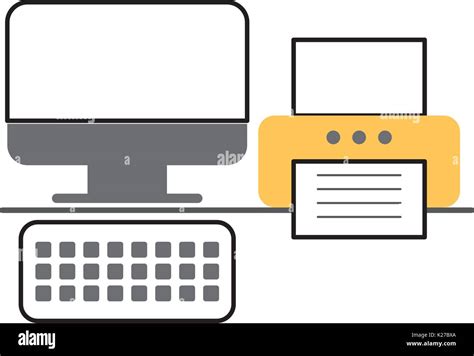 Image result for Working Computer with Printer