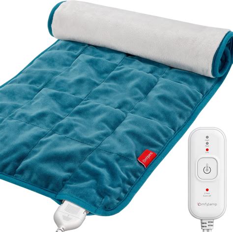 Amazon.com: HoMedics Extra-Large Weighted Heating Pad with Quick-Heat ...