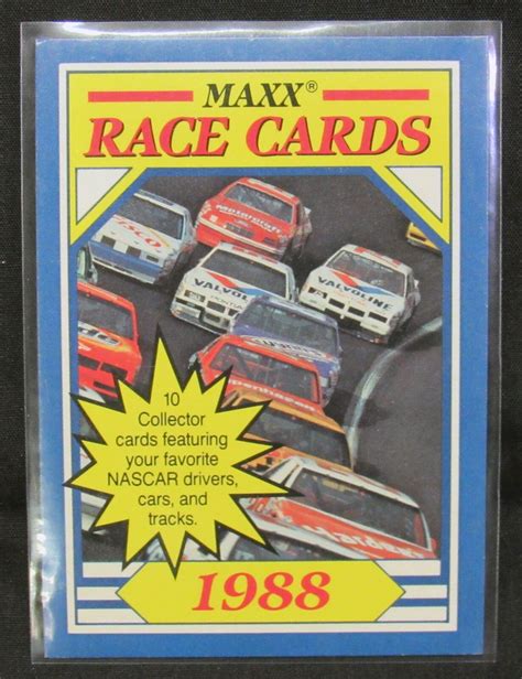 Race Cards 1988 - NASCAR #1 1988 Maxx Racing Card | eBay