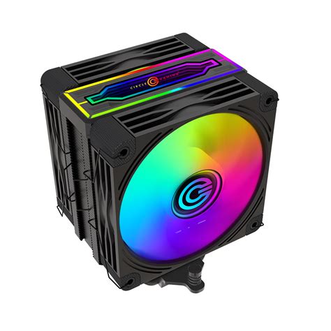 4P DUO ARGB Black Gaming CPU Cooler | Dual Fan with RGB Lighting for ...