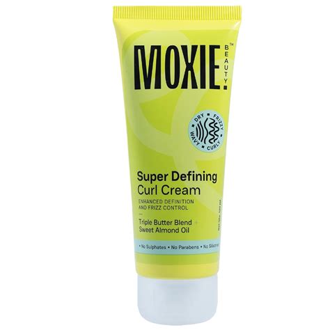 MOXIE BEAUTY Super Defining Curl Cream - Made With Mango Seed, Cocoa ...