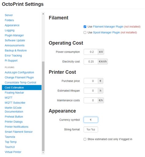[Cost Estimator] Change settings from Euro to USD? - Plugins ...