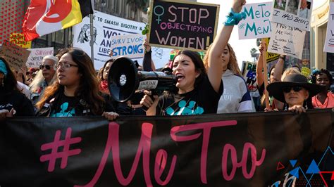 Hundreds in Hollywood march against sexual harassment | The Times of Israel