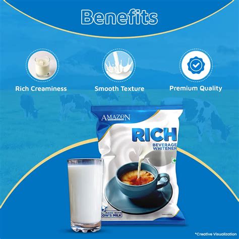 AMAZON RICH Dairy Whitener – 500g | Perfect for Tea & Coffee
