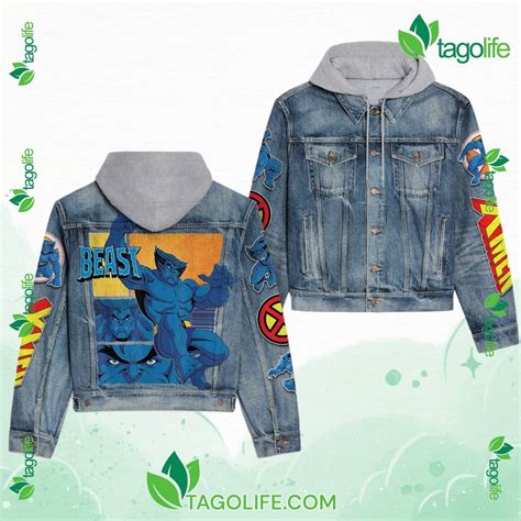 X-men Beast Jean Jacket Hoodie - Tagolife