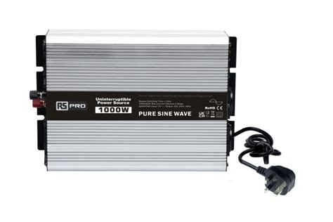 RS PRO | RS PRO Pure Sine Wave 1000W Fixed Installation DC-AC Power ...