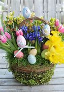 Image result for Spring Easter Flower Basket