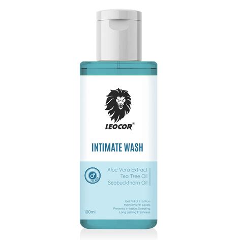 Leocor Intimate Wash for Men - Anti-Bacterial, pH-Balanced Hygiene | 100ml