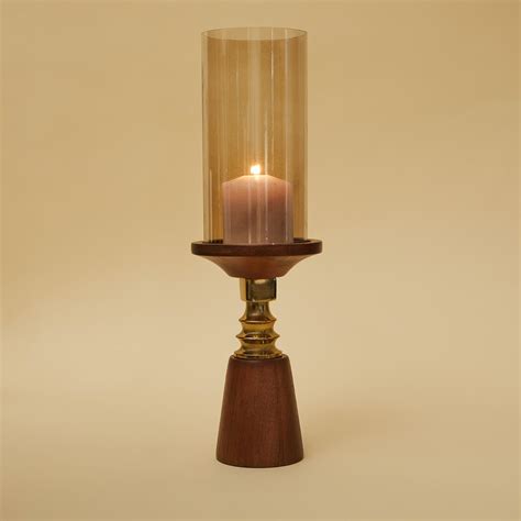 Buy Splendid Glass Hurricane Candle Holder from Home Centre at just INR ...