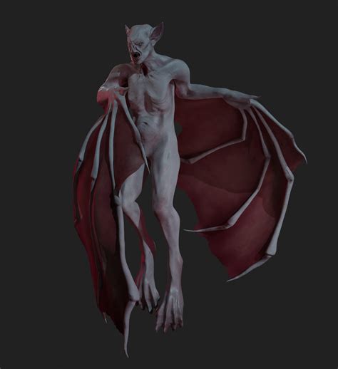 ArtStation - Vampire Bat Form - Transformation