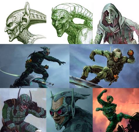 Green Goblin concept arts for Spiderman (2002) | Spider-Man | Know Your ...