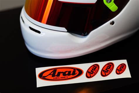 Arai Helmet Logo Sticker Set (Karting, Motorsport, Moto) – 33 stickers