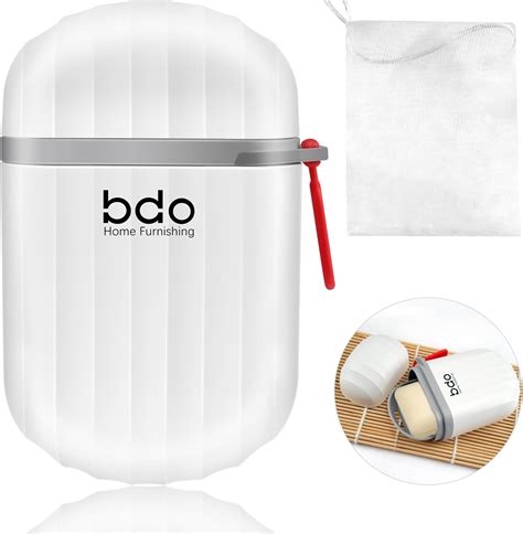 Travel Soap Case, 1 Soap Box and 1 Soap Bag, Portable Soap Dish with ...