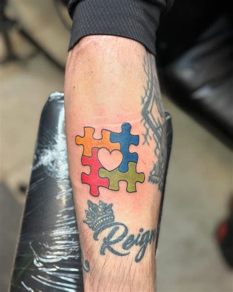 28 Meaningful Autism Tattoos to Show Love and Support - Sacred Joanne