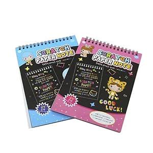 Levin Scratch Art Books, Scratch Art Paper for Kids Rainbow Scratch Art ...