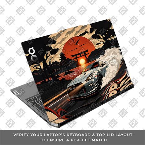 Samurai Rising Sun GTR Lenovo LOQ 2024, 2025 Laptop Skin