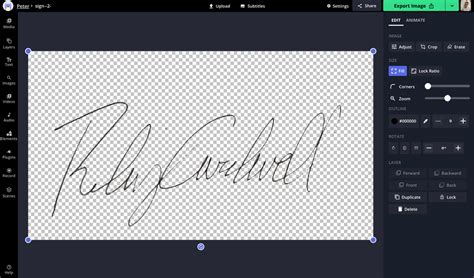 How to Make Your Signature a Transparent PNG for Documents and Pictures