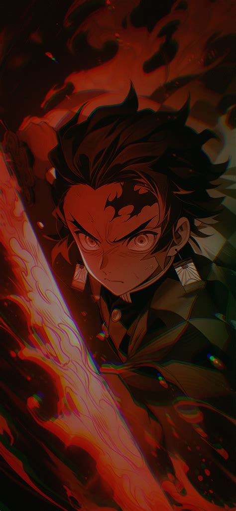 Tanjiro Flame Breathing Wallpaper - Demon Slayer Wallpaper 🗡️🔥