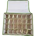 Inditradition 24 Shelf Wardrobe Storage Organizer, Foldable Non-Woven ...