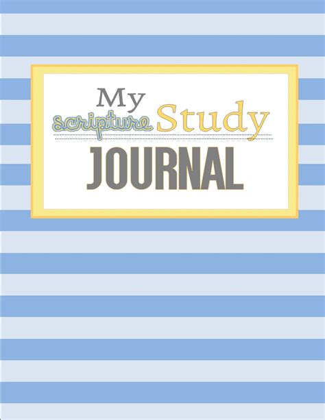 Image result for Scripture Study Journal