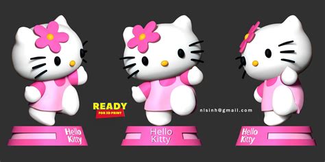 Hello Kitty - 3D Model by Sinh Nguyen