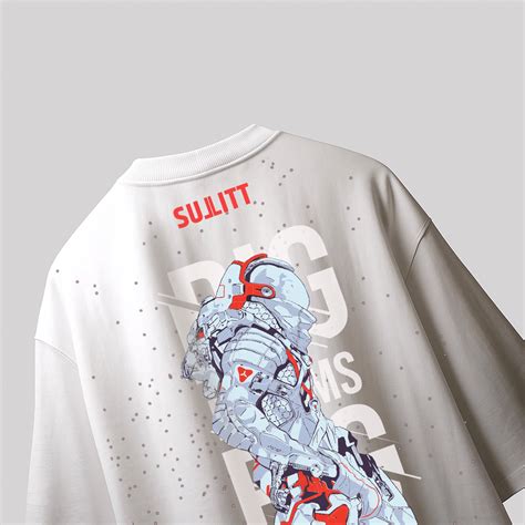 MOON WALKER WHITE OVERSIZED T-SHIRT – Sullitt