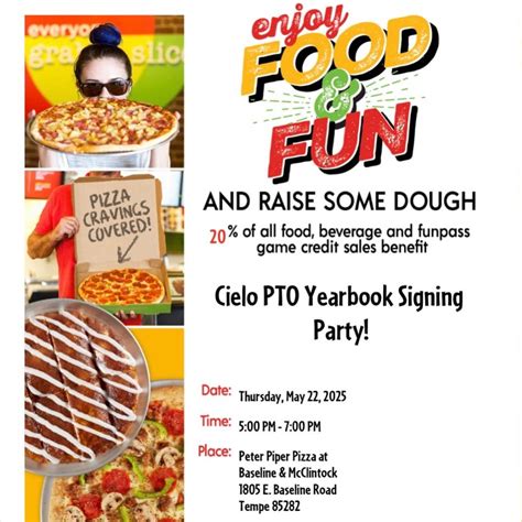 Cielo Yearbook Signing Party, Peter Piper Pizza (Tempe, AZ), 22 May ...