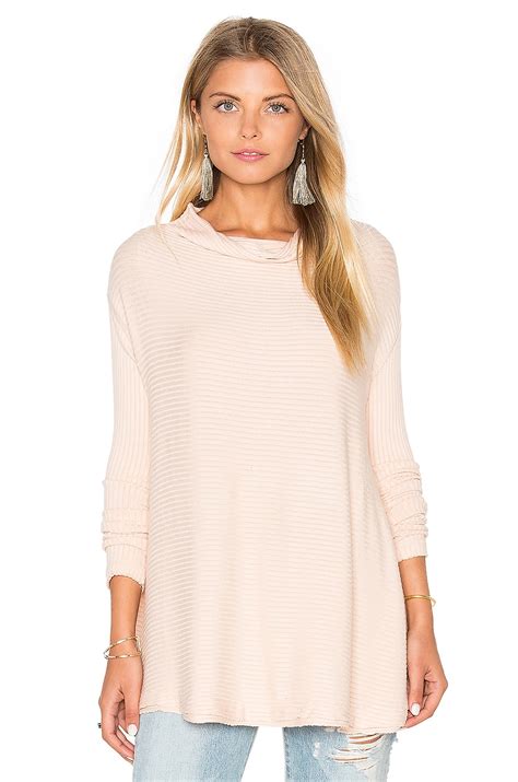 Free People Lover Rib Thermal Top in Pink | REVOLVE