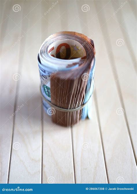 Bundle of Euro and Dollars Banknotes. Stock Photo - Image of dollar ...
