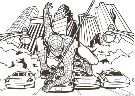 Amazing Spiderman S80db Coloring Pages Printable